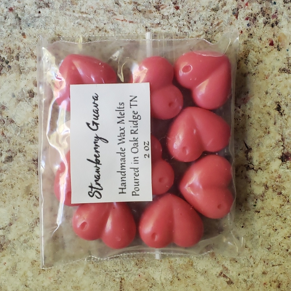 Strawberry Guava Wax Melts 10 Hearts
